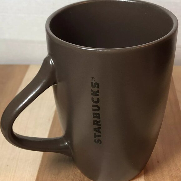 Starbucks Brown Ceramic Mug 10.5 fl oz Microwave & Dishwasher Safe Coffee Tea Cu - Picture 1 of 5